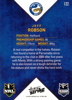 2011 NRL Strike #122 Jeff Robson Back